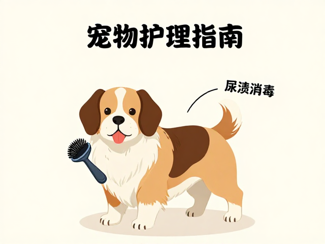 宠物护理指南,梳毛技巧,尿渍消毒与定点如厕训练