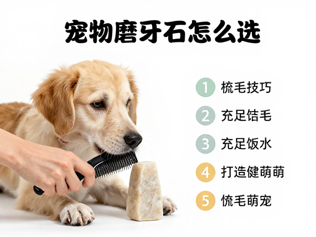 宠物磨牙石怎么选?梳毛技巧,充足饮水,打造健康萌宠日常