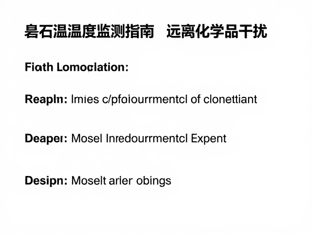 岩石温湿度监测指南,远离化学品干扰