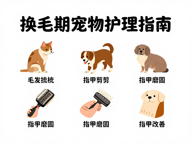 换毛期宠物护理指南,毛发梳理、指甲修剪与磨圆全攻略
