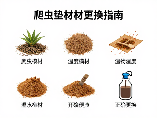 爬虫垫材更换指南，温湿度控制与正确更换步骤