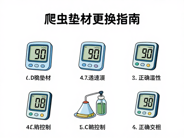 爬虫垫材更换指南，温湿度控制与正确更换步骤
