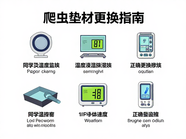 爬虫垫材更换指南，温湿度控制与正确更换步骤