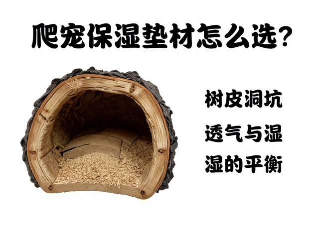 爬宠保湿垫材怎么选？树皮洞穴，温湿度控制全攻略