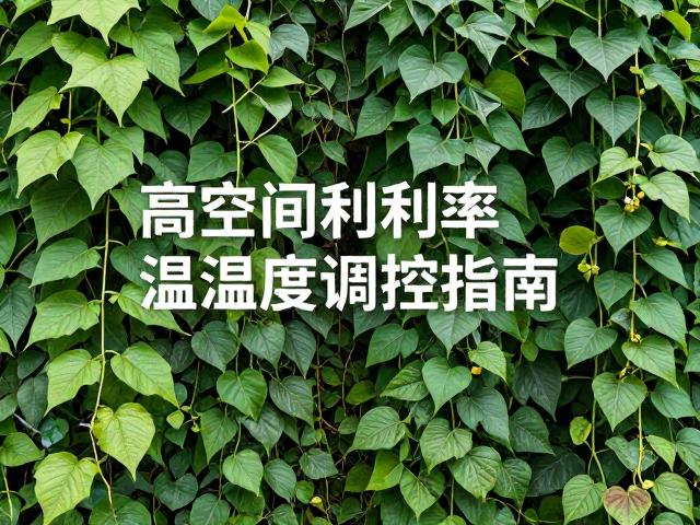 藤蔓植物怎么搭？高空间利用率温湿度调控指南