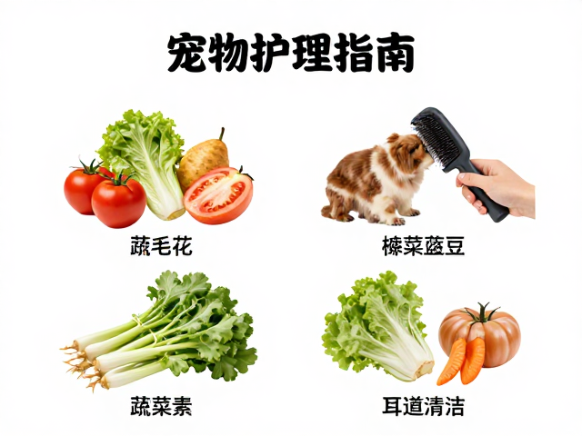 宠物护理指南，梳毛技巧、新鲜蔬菜搭配与耳道清洁防感染
