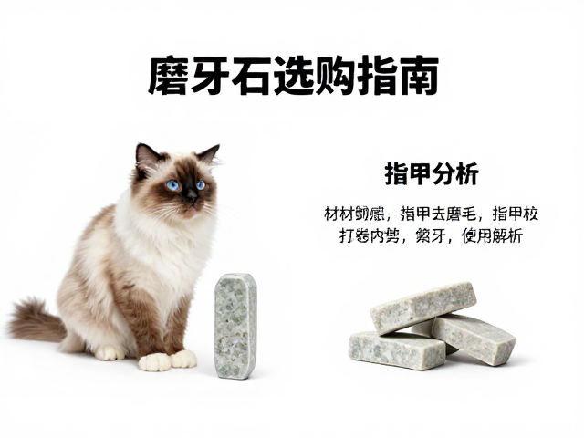 猫咪梳毛与磨牙石选购指南,指甲修剪防打卷技巧全解析