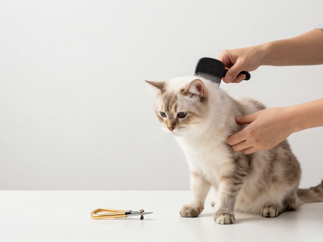 猫咪梳毛技巧,宽敞活动空间,指甲剪,新手养宠必备指南