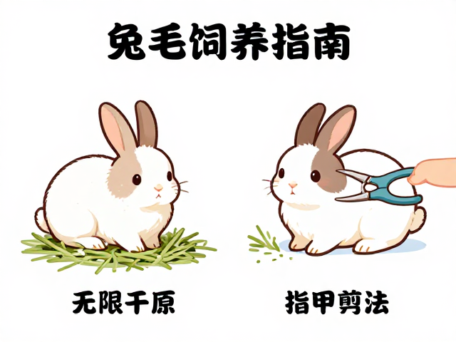 兔子饲养指南，梳毛技巧、无限干草与指甲剪护理法