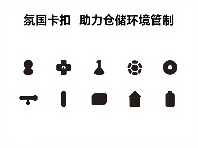 温湿度与空气流通优化，专用卡扣助力仓储环境管理