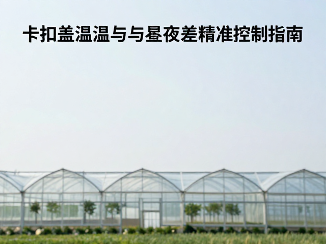 卡扣盖温室温湿度与昼夜温差精准控制指南