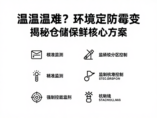 温湿度控制难？环境稳定防霉变，揭秘仓储保鲜核心方案