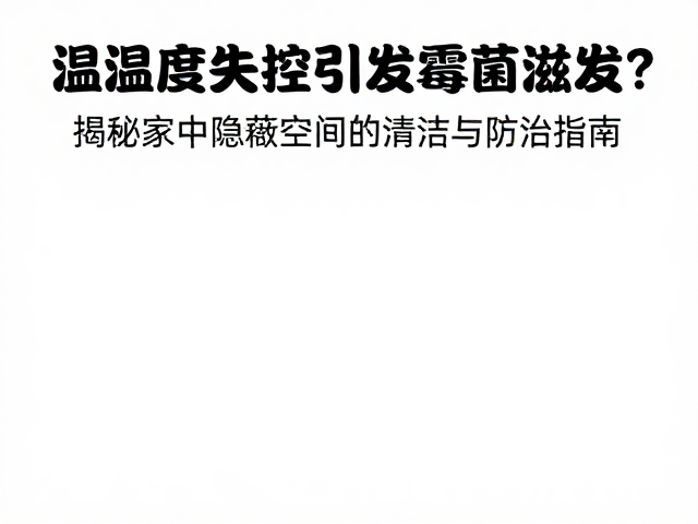 温湿度失控引发霉菌滋生？揭秘家中隐蔽空间的清洁与防治指南