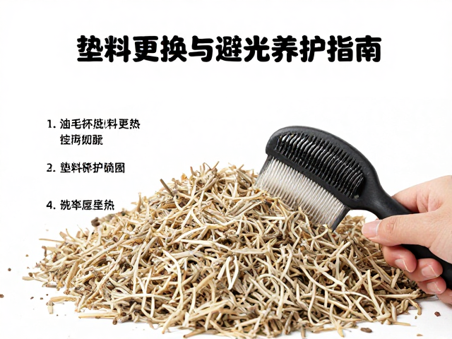 宠物护理干货，梳毛技巧、垫料更换与避光养护指南