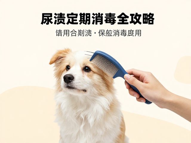 宠物梳毛技巧与定点如厕训练,尿渍定期消毒全攻略