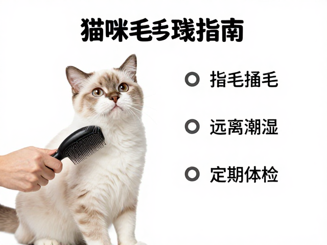 猫咪防毛球指南，梳毛技巧，远离潮湿，定期体检