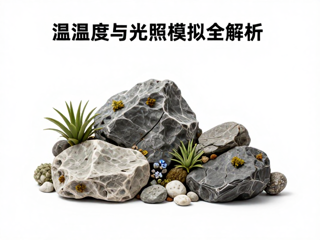 岩石微景观造景指南,温湿度与光照模拟全解析