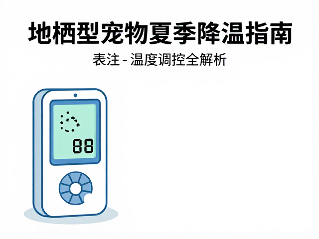地栖型宠物夏季降温指南,温湿度调控全解析