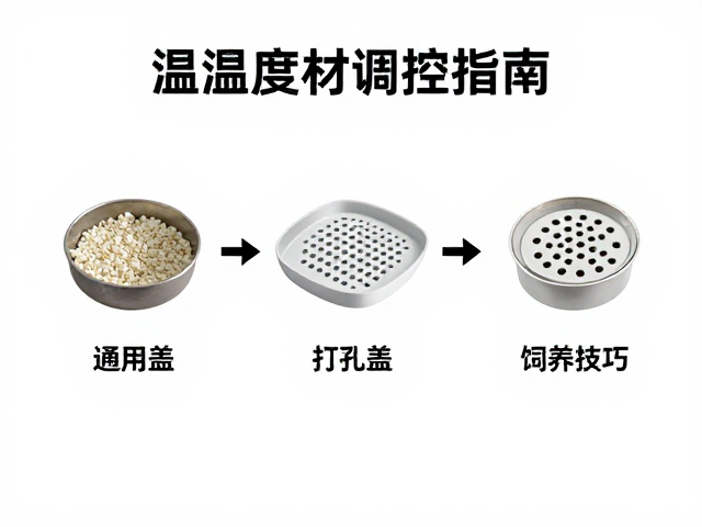 温湿度调控指南，通用垫材搭配打孔盖的饲养技巧