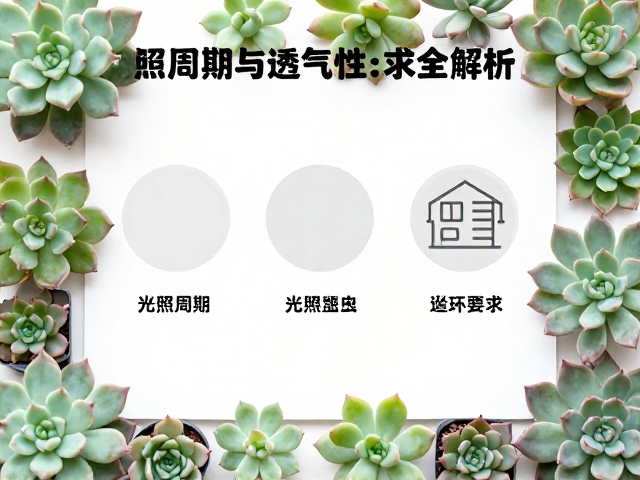 多肉养护，温湿度光照周期与透气性要求全解析