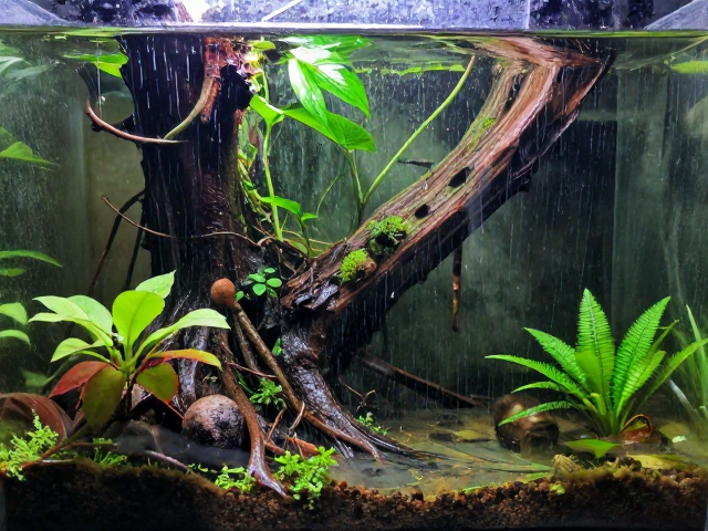 雨林缸温湿度控制指南,如何避免积水保持生态平衡