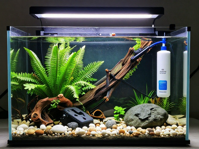 温湿度精准控制，易维护造景，搭配消毒工具打造低打理生态缸