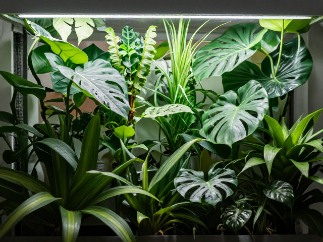 植物光照调整与温湿度控制，利用视觉屏障打造完美养护环境