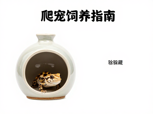 爬宠饲养指南,温湿度调控与加热灯搭配,陶瓷洞穴助躲藏