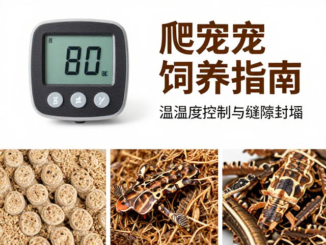 爬宠饲养指南，温湿度控制与保湿垫材、缝隙封堵技巧