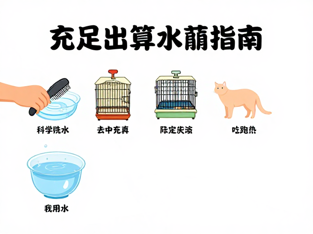 宠物护理干货，梳毛技巧，充足饮水，笼舍通风干燥指南