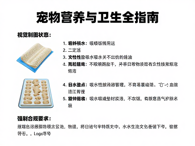 宠物饮水管理与吸水性垫材搭配，饲料营养与卫生全指南