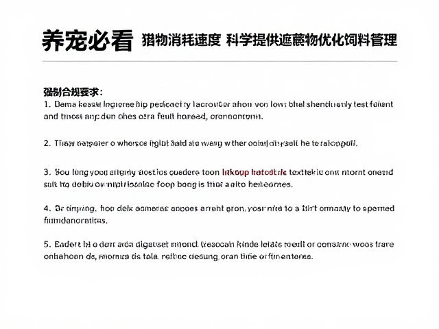 养宠必看，通过观察猎物消耗速度，科学提供遮蔽物优化饲料管理