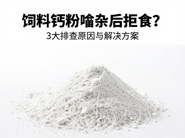 饲料钙粉喷涂后拒食？3大排查原因与解决方案