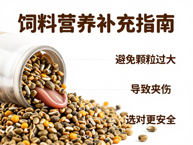 饲料营养补充指南，避免颗粒过大导致夹伤，选对更安全