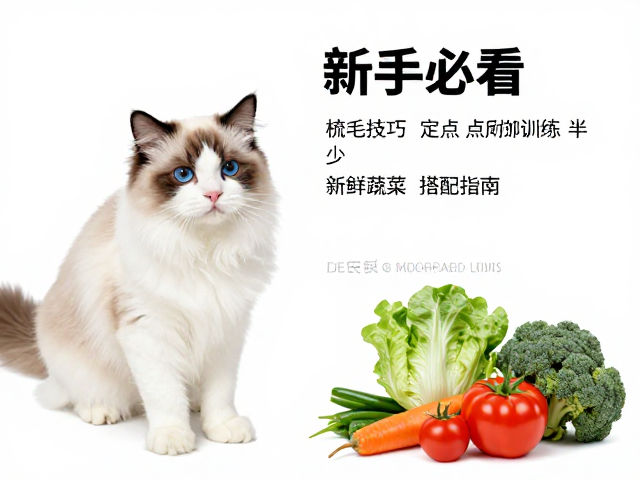 新手必看,猫咪梳毛技巧、定点如厕训练与新鲜蔬菜搭配指南