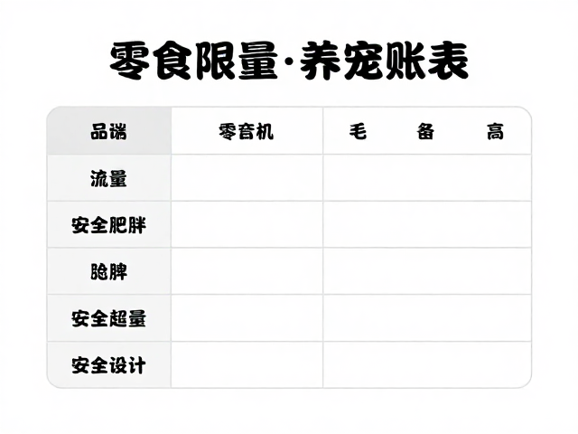 宠物梳毛技巧,零食限量,安全设计,打造无死角养宠日常