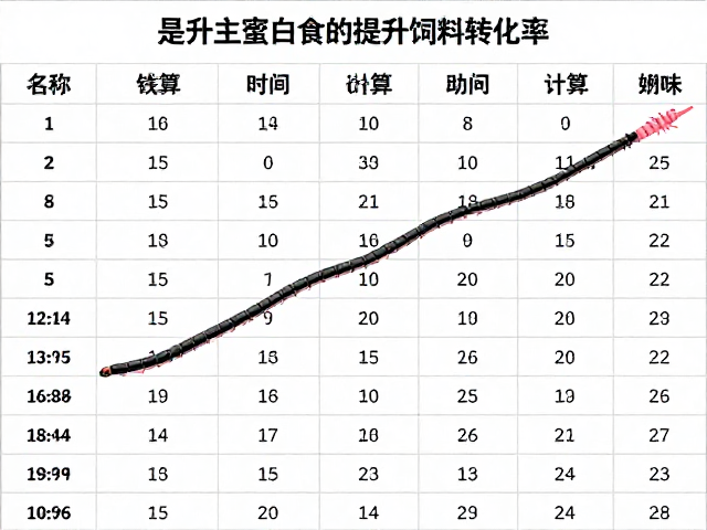 黑粉虫喂食记录,精确计算进食时间提升饲料转化率