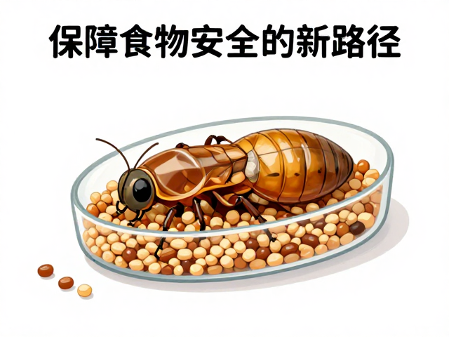 昆虫体内装填营养饲料，保障食物安全的新路径
