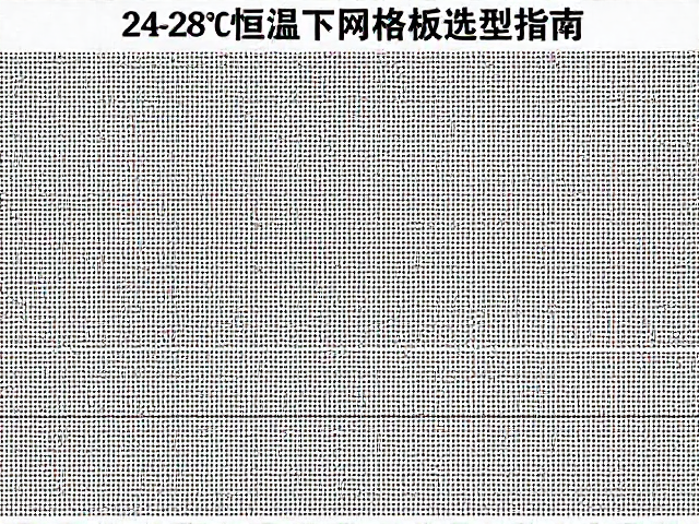 24-28°C恒温下网格板选型指南,温湿度控制与散热优化
