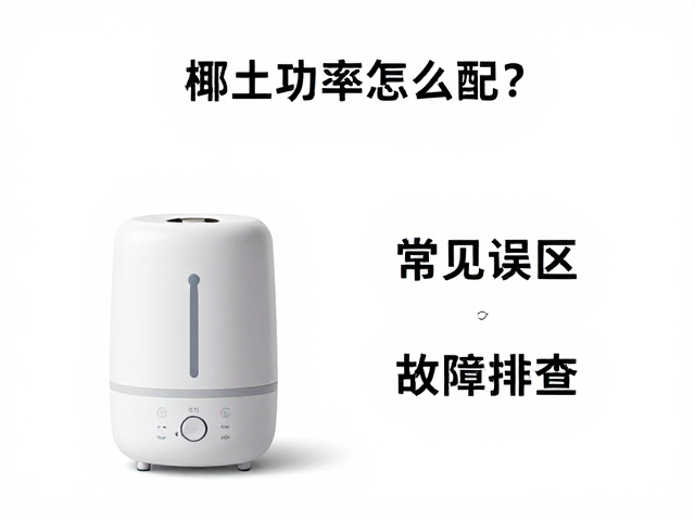 椰土加湿器功率怎么配？温湿度精准控制指南