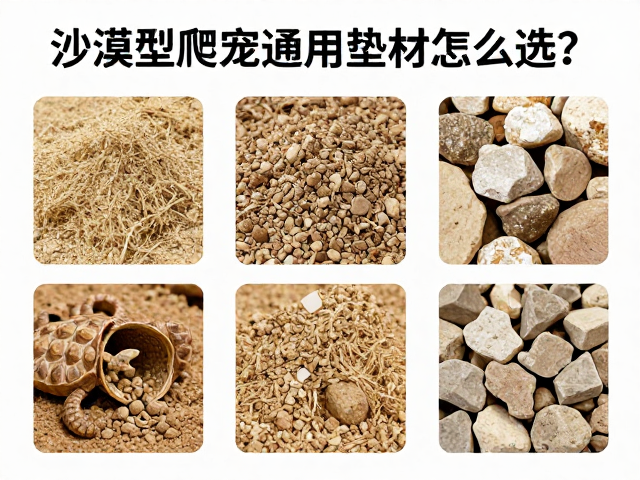 沙漠型爬宠通用垫材怎么选？温湿度控制与铺设全攻略
