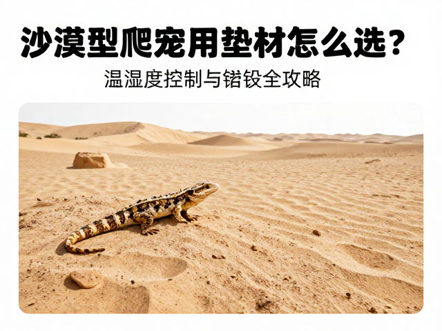 沙漠型爬宠通用垫材怎么选？温湿度控制与铺设全攻略
