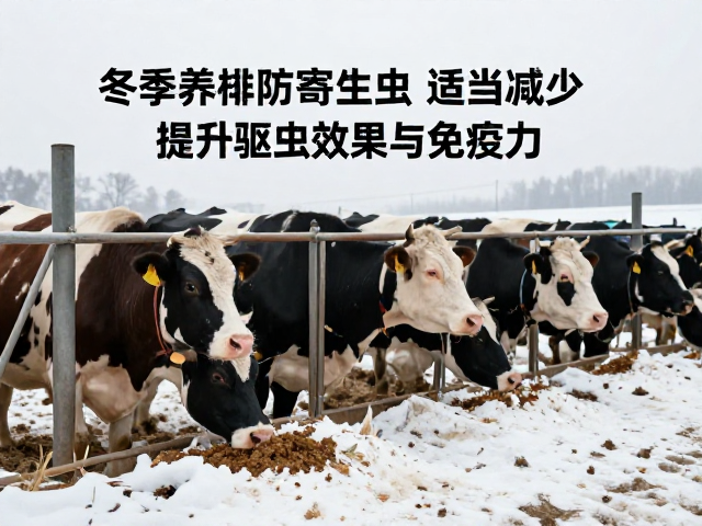 冬季养牛防寄生虫,适当减少饲料,提升驱虫效果与免疫力