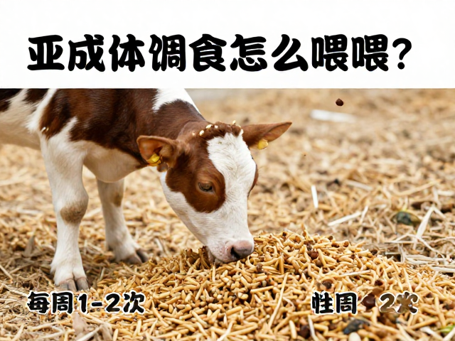 亚成体饲料怎么喂？根据腿长调整，每周1-2次更科学