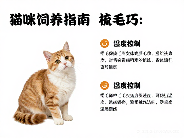 猫咪饲养指南，梳毛技巧、温湿度控制与定点如厕训练