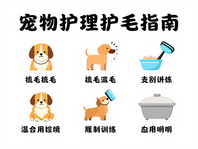 宠物护理指南，梳毛技巧、温湿度控制与定点如厕训练全解析