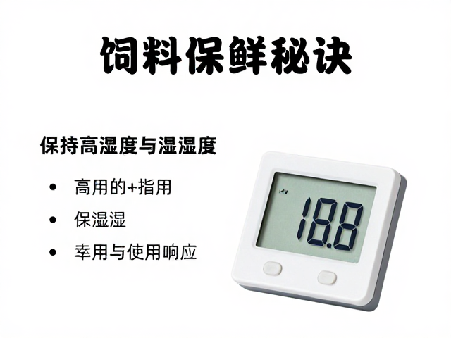 饲料保鲜秘诀，保持高湿度与温湿度计使用指南