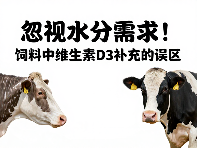 忽视水分需求！饲料中维生素D3补充的误区与科学喂养指南