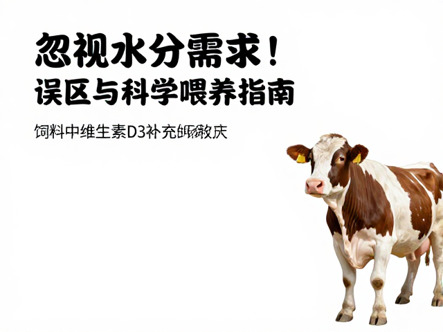 忽视水分需求！饲料中维生素D3补充的误区与科学喂养指南