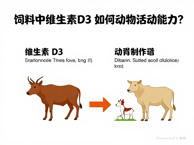 饲料中维生素D3如何提升动物活动能力？专家解析吸收关键